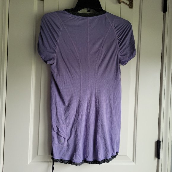 LULULEMON Purple Athletic Top Womens Medium - Picture 2 of 3
